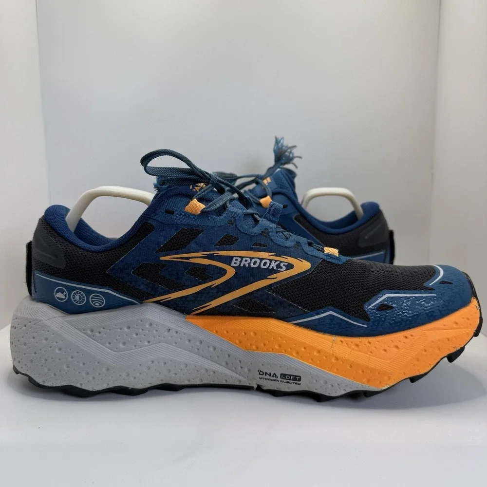 Brooks Caldera 7 Men's 9‎ Shoes Blue 1104151D015 Running Trail Walking Sneaker - Picture 2 of 13